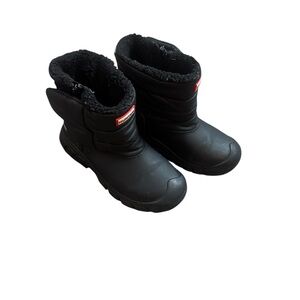 Hunter Black Insulated Boots